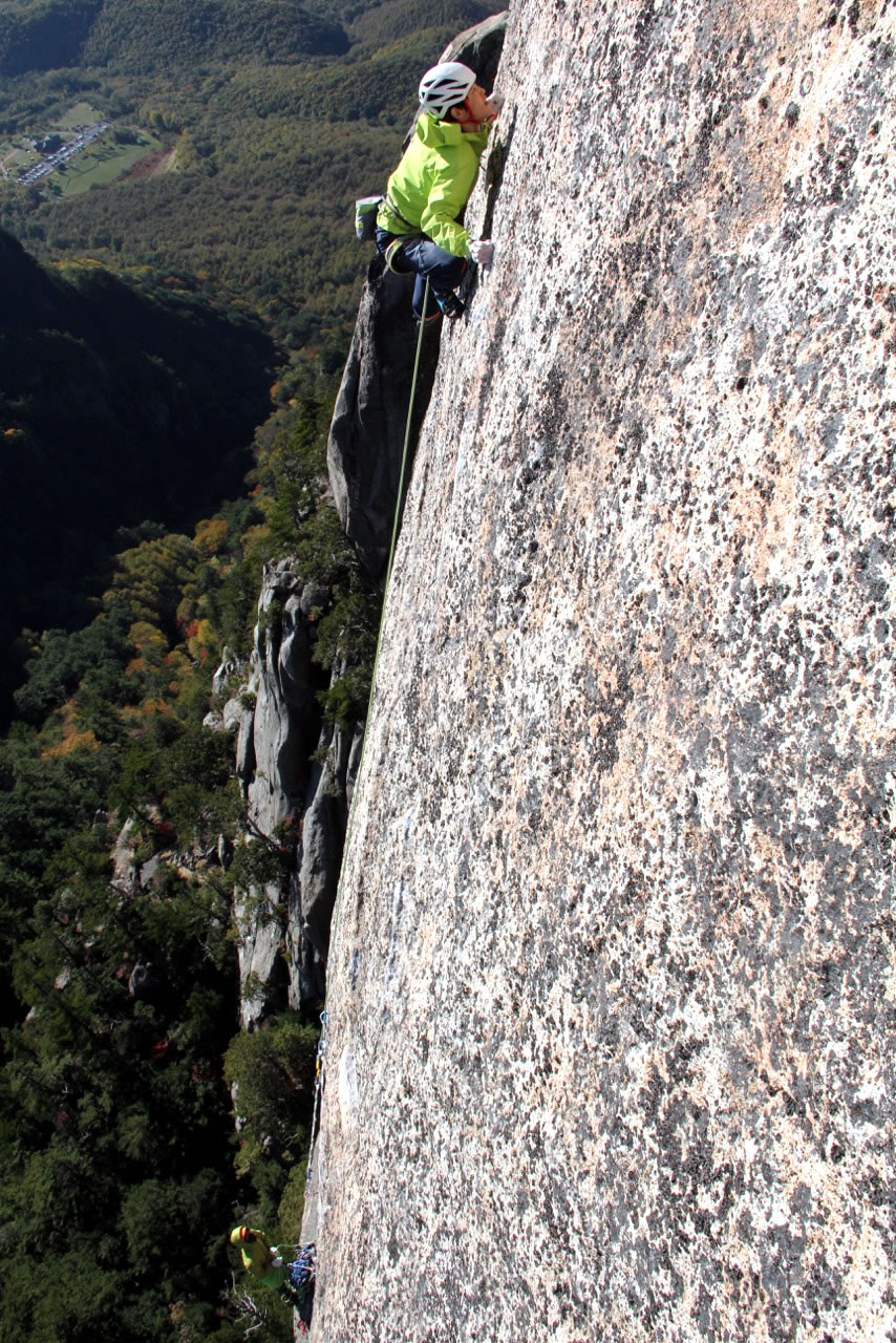 The gear for Pitch 4. [Photo] Keita Kurakami