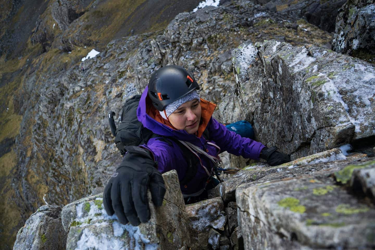 Scrambling on Ben Nevis. [Photo] Luca Celano