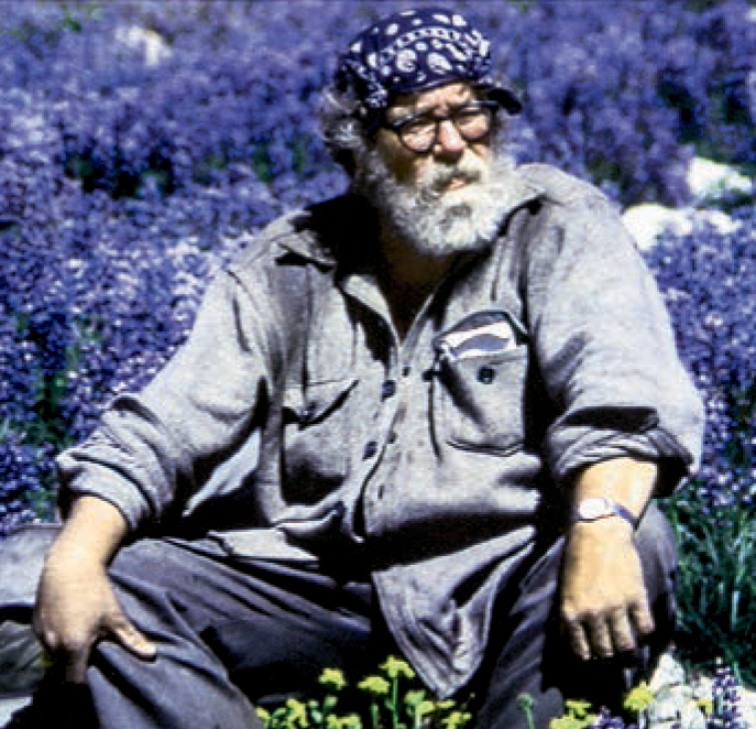 Harvey Manning (1925-2006) Cascades, Washington. [Photo] Larry Hanson