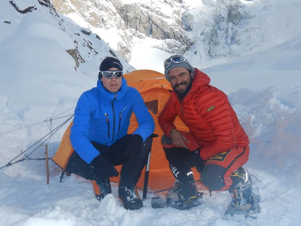 Tom Ballard, left, and Daniele Nardi. [Photo] Daniele Nardi's Facebook page