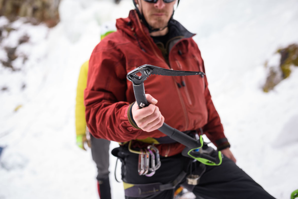 Preston holding the Black Diamond Reactor. [Photo] Jim Menkol