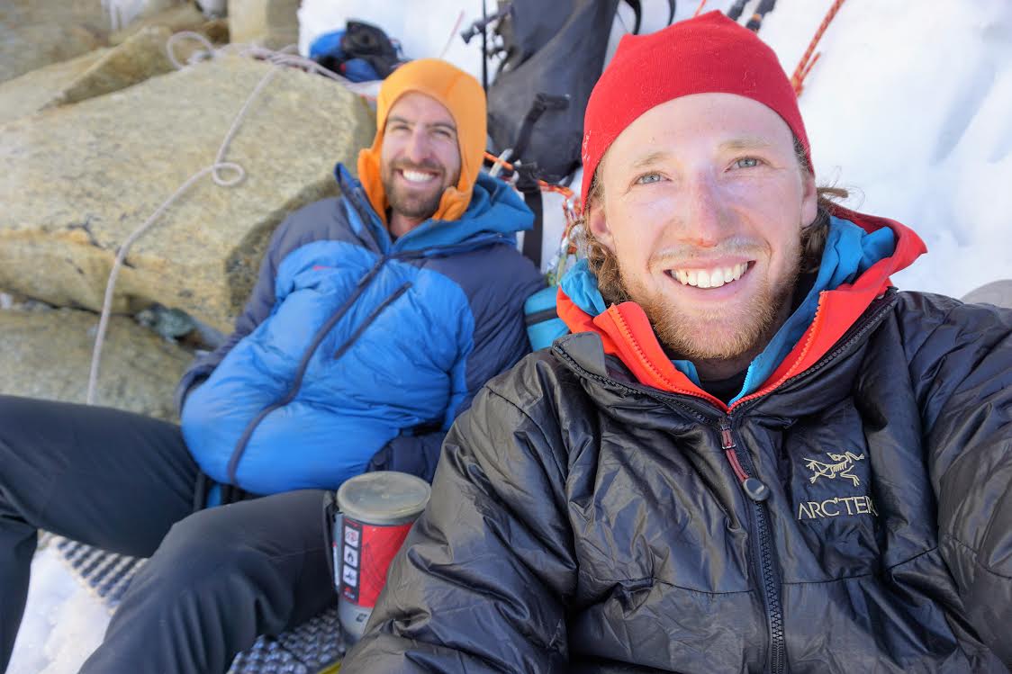 Berg, left, and Roberts. [Photo] Quentin Lindfield Roberts