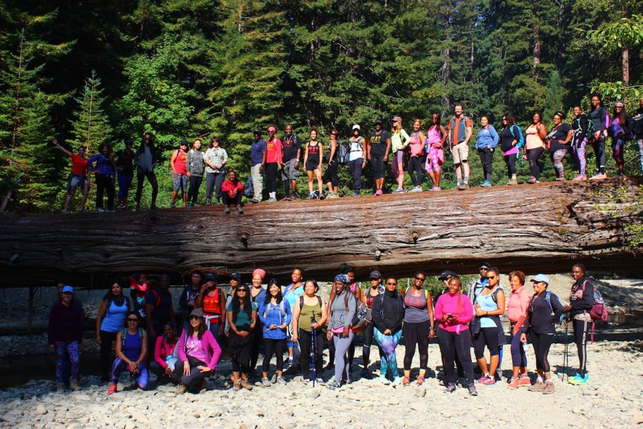 The HEAT group doing what they love—Hiking Every Available Trail. [Photo] Teresa Baker