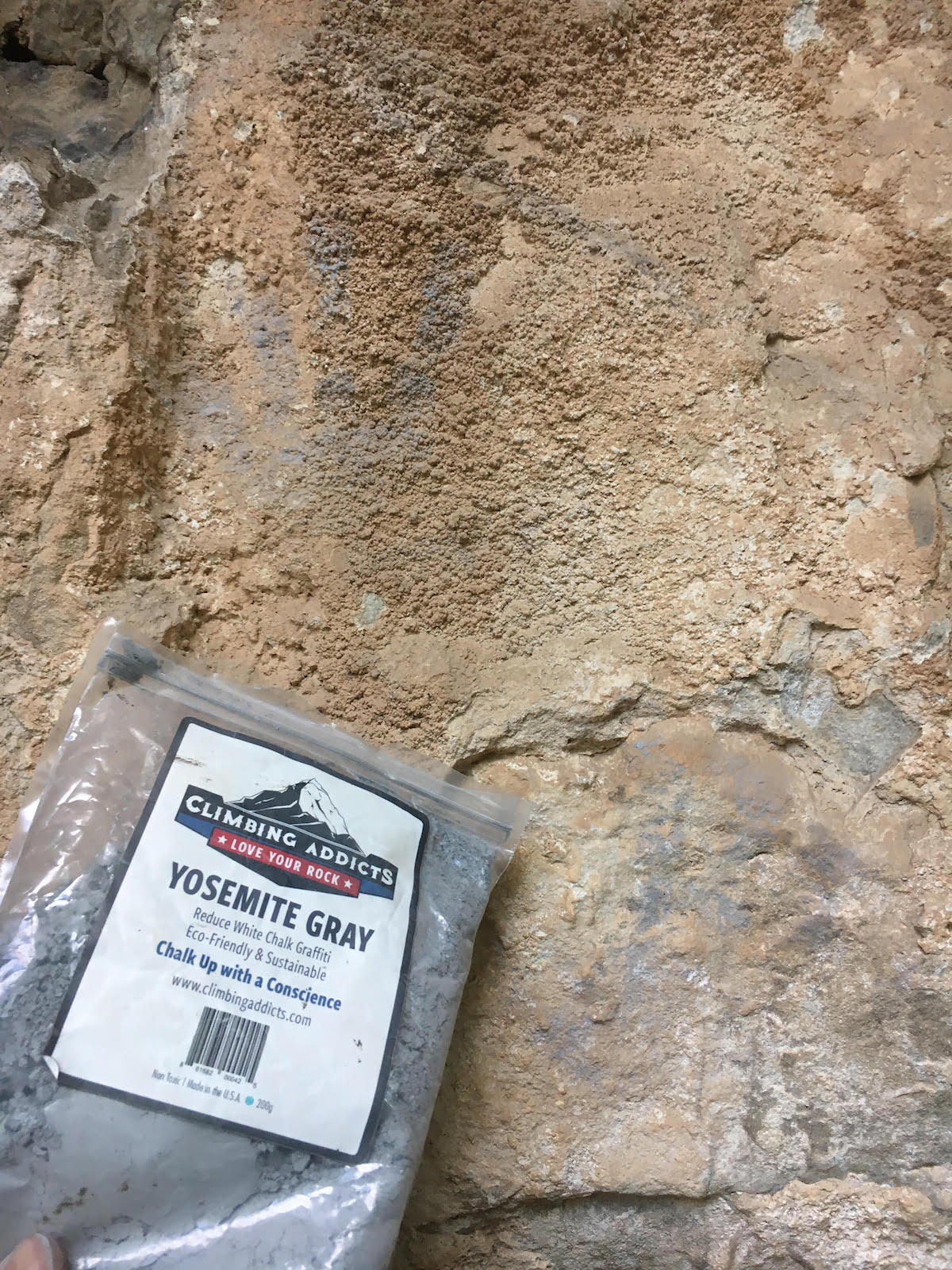 Two handprints in this one: Rifle Mountain Park, Colorado. [Photo] Derek Franz