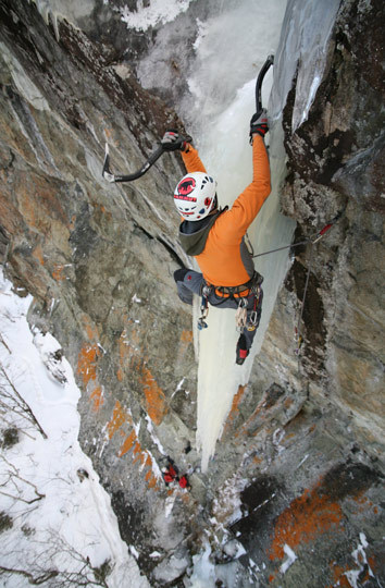 Female Mountain Climber On A Rock Face High-Res Stock Photo - Getty Images