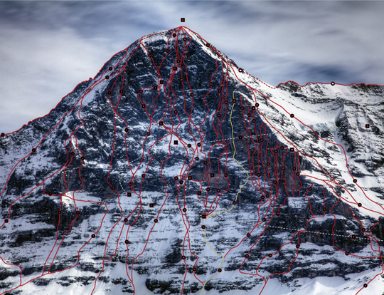 eiger-routelines