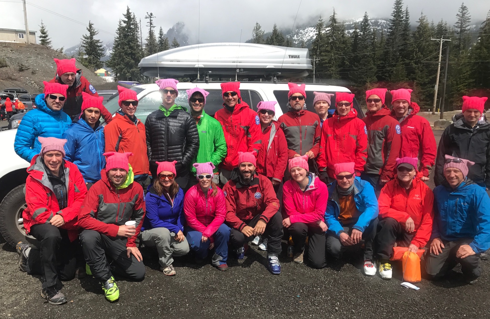 Seattle Mountain Rescue volunteers. [Photo] Bree Loewen Collection