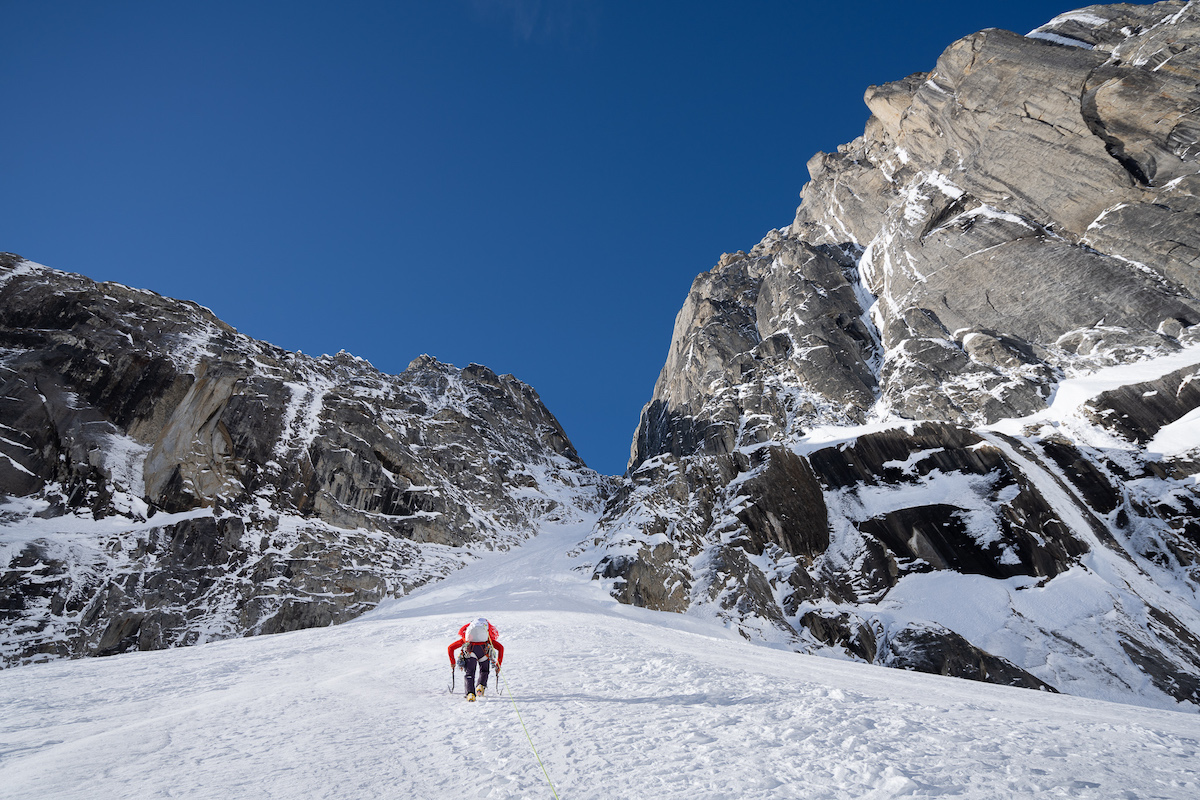 Starting up the route. [Photo] Courtesy of Clint Helander