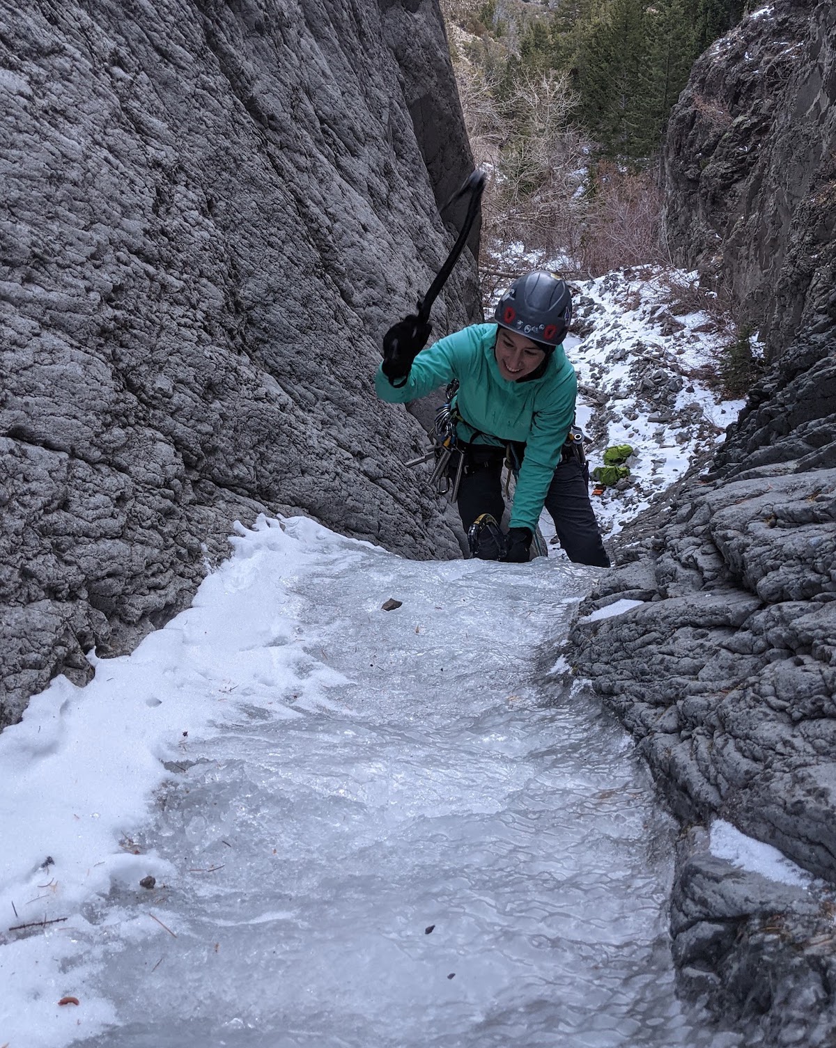 Buhay swinging the Dark Machines on the first pitch of Grandma's Chicken in Cody, Wyoming. [Photo] Noah Bergman