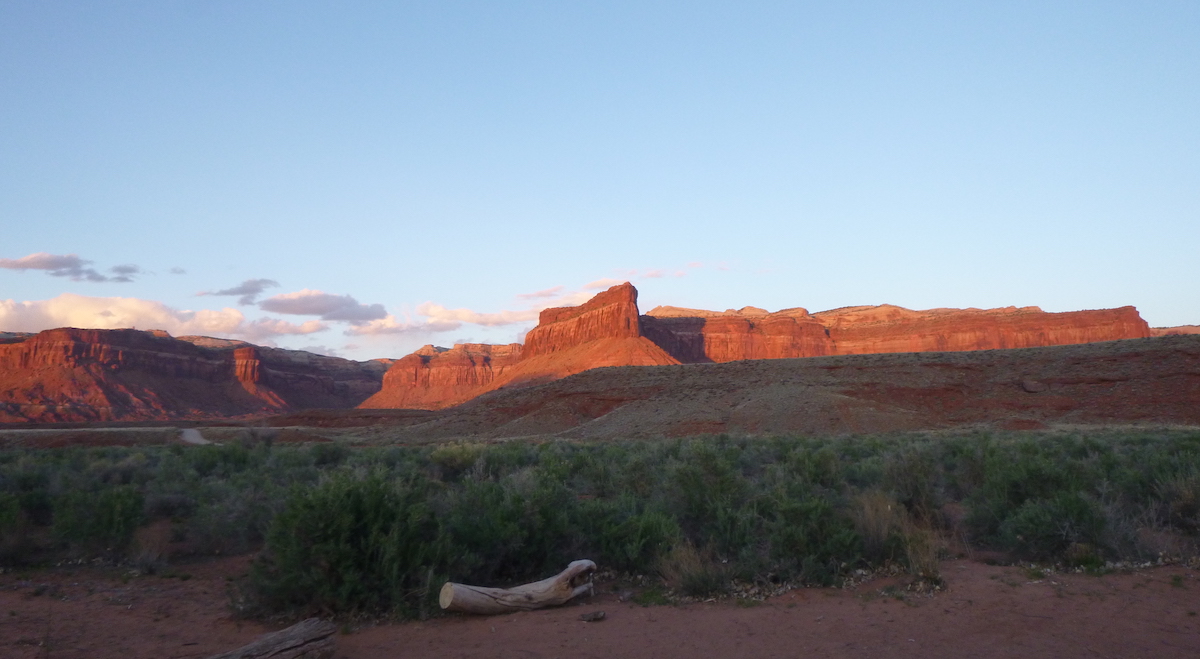 A typical sunset in Indian Creek, Utah. [Photo] Derek Franz