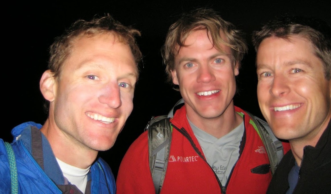 Wells and Klein with Brady Robinson (center). [Photo] Courtesy of Stefan Griebel