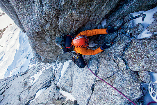 Dru Part II–1983: La Voie Lesueur, First Winter Ascent