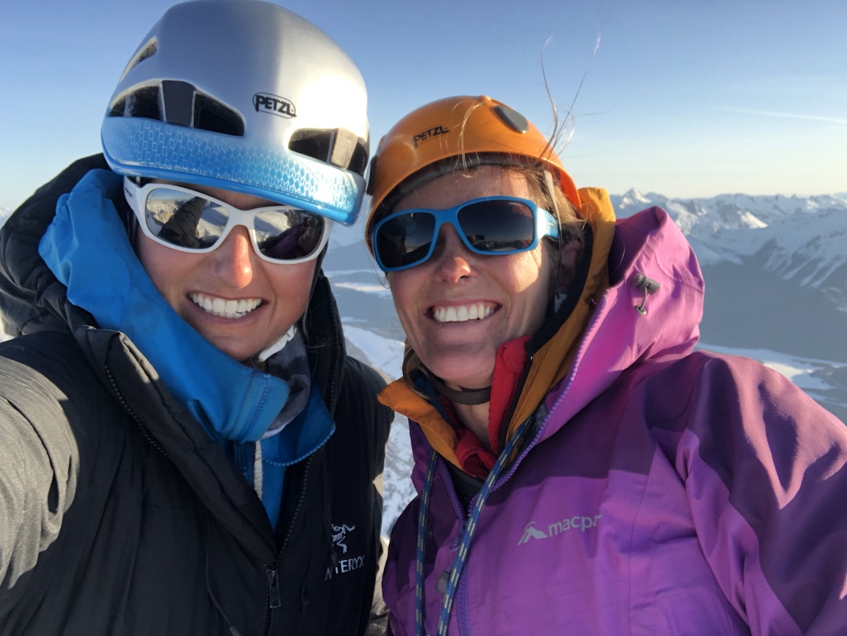 Harrington and Pearson on top. [Photo] Brette Harrington