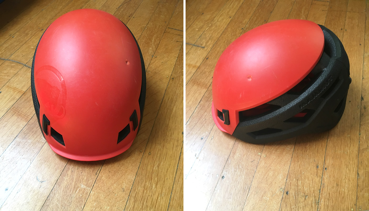 The Mammut Wall Rider Helmet. [Photo] Drew Thayer
