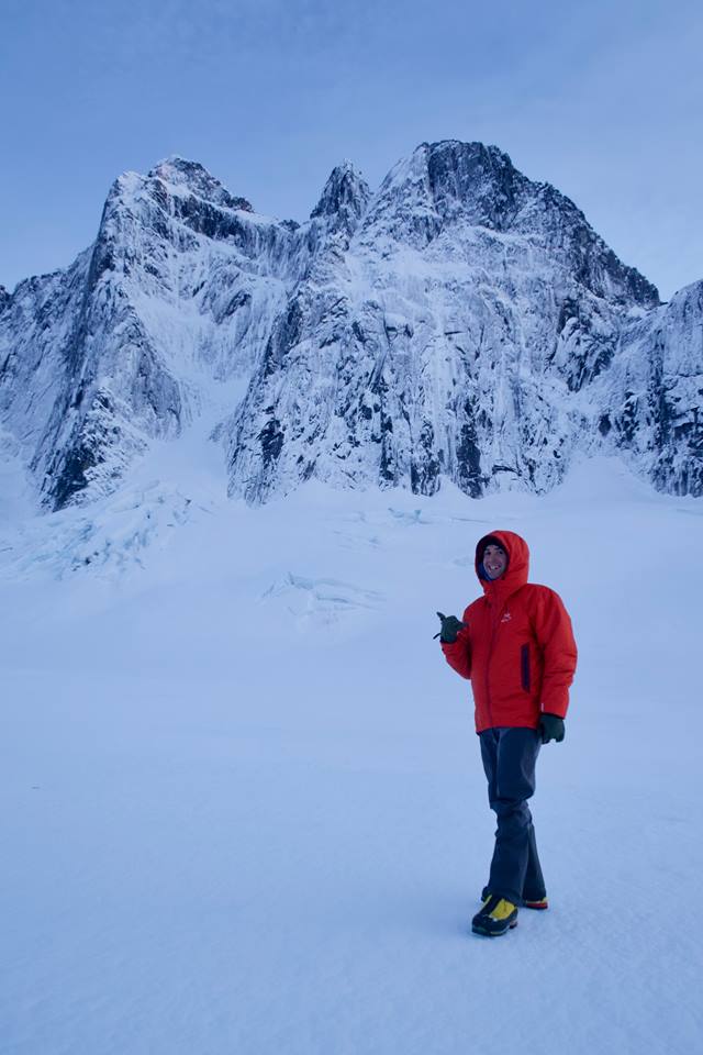 marc-andre-ryan-johnson Ryan Johnson, in front of the Main Tower of the Mendenhall Towers, Alaska