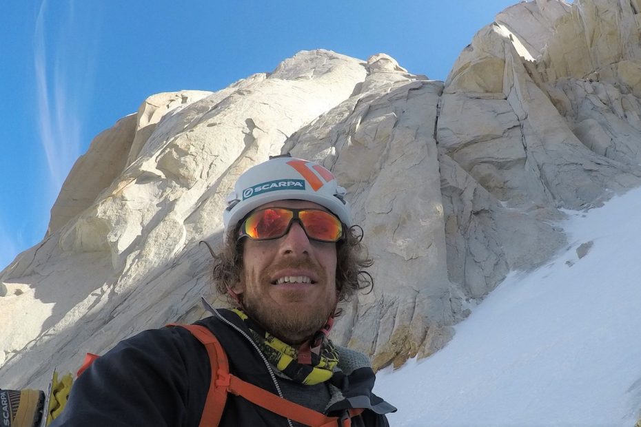 Matteo Bernasconi in his element. [Photo] Courtesy of Matteo Della Bordella