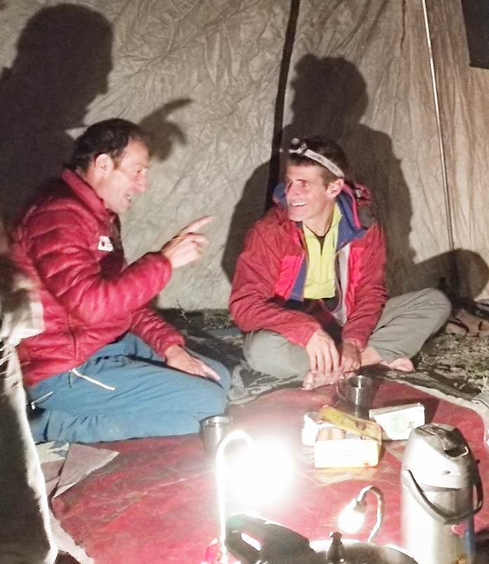 Alex Gavan said this was the last photo I took with Alberto and Mariano on our approach to base camp, June 14. [Photo] Alex Gavan