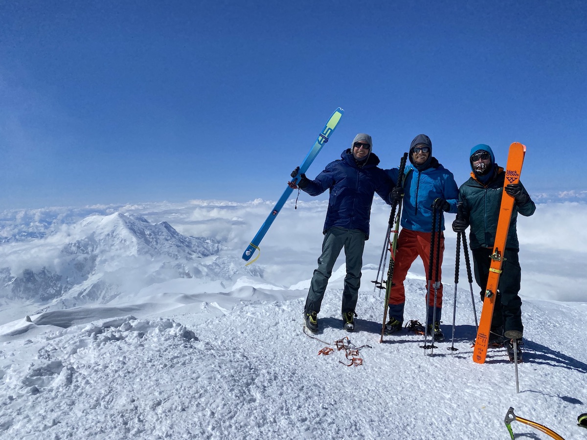 On the summit after the Cassin. [Photo] Mike Gardner collection