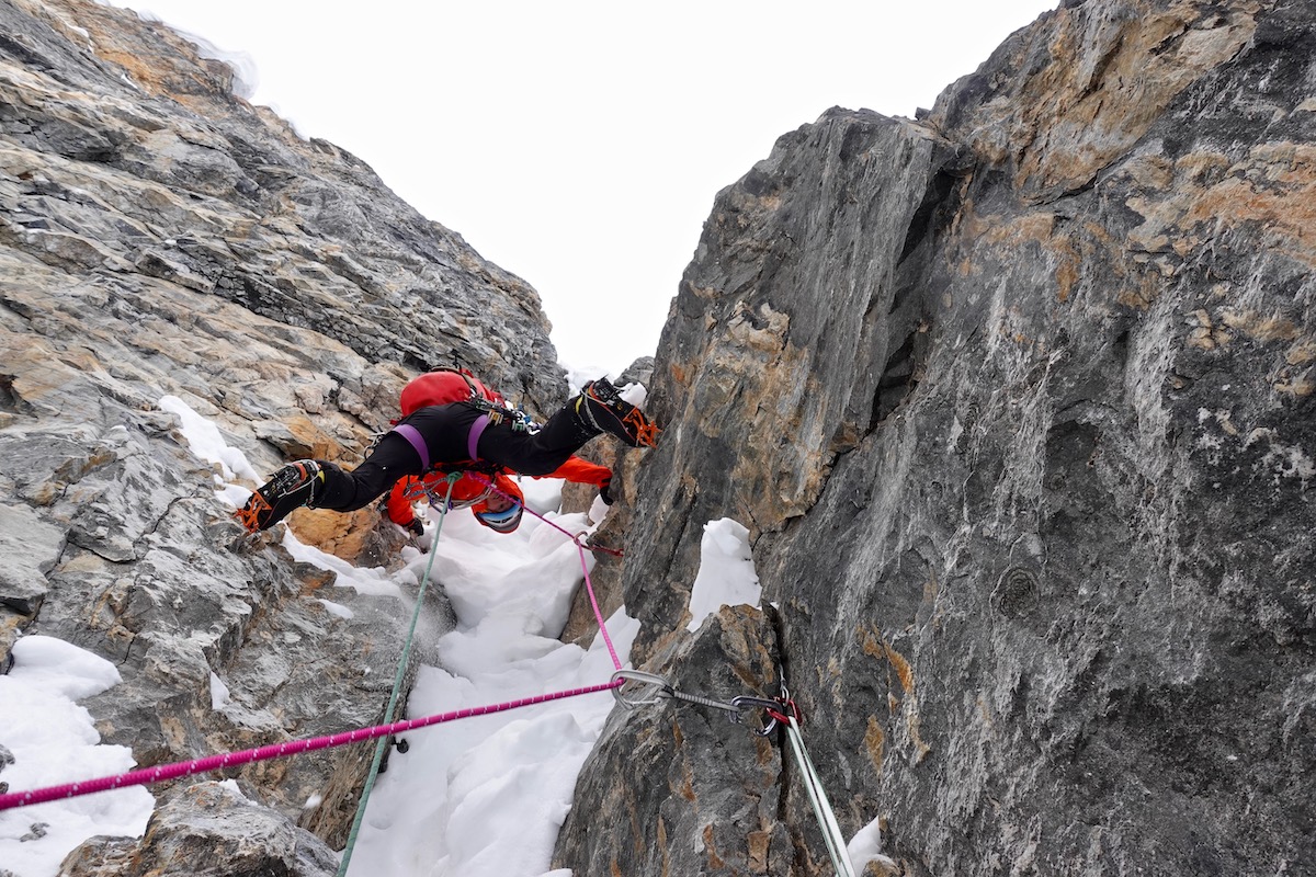 Harrington on lead. [Photo] Courtesy of Ines Papert, Luka Lindic and Brette Harrington