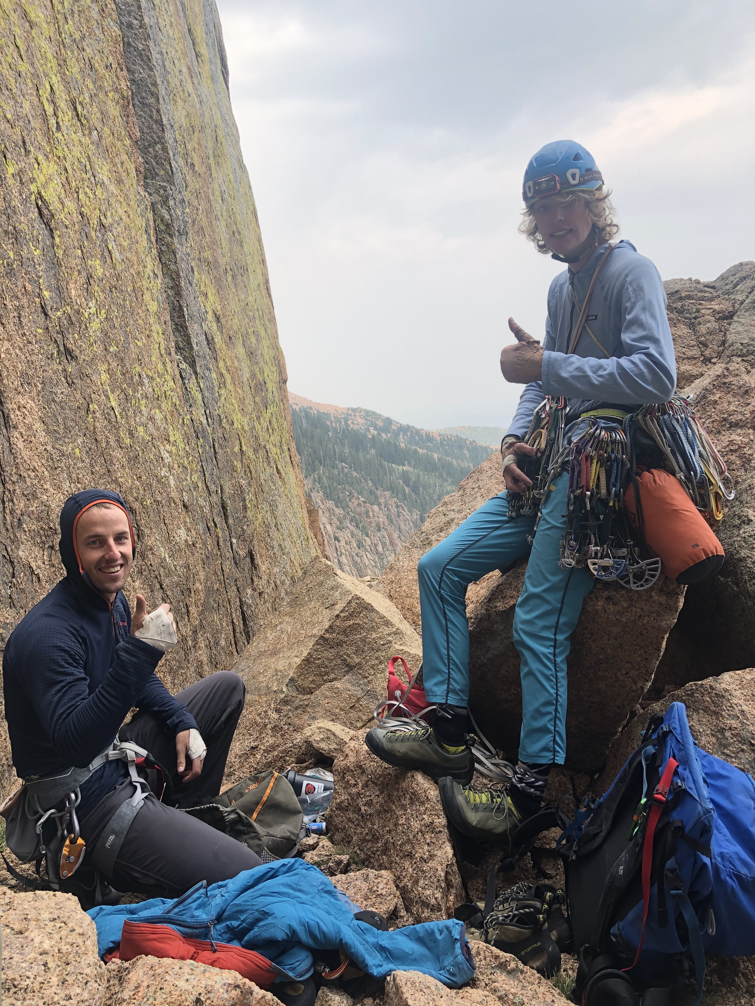 Transcendental Linkup: Five routes up to 5.12a totaling 2,400' on