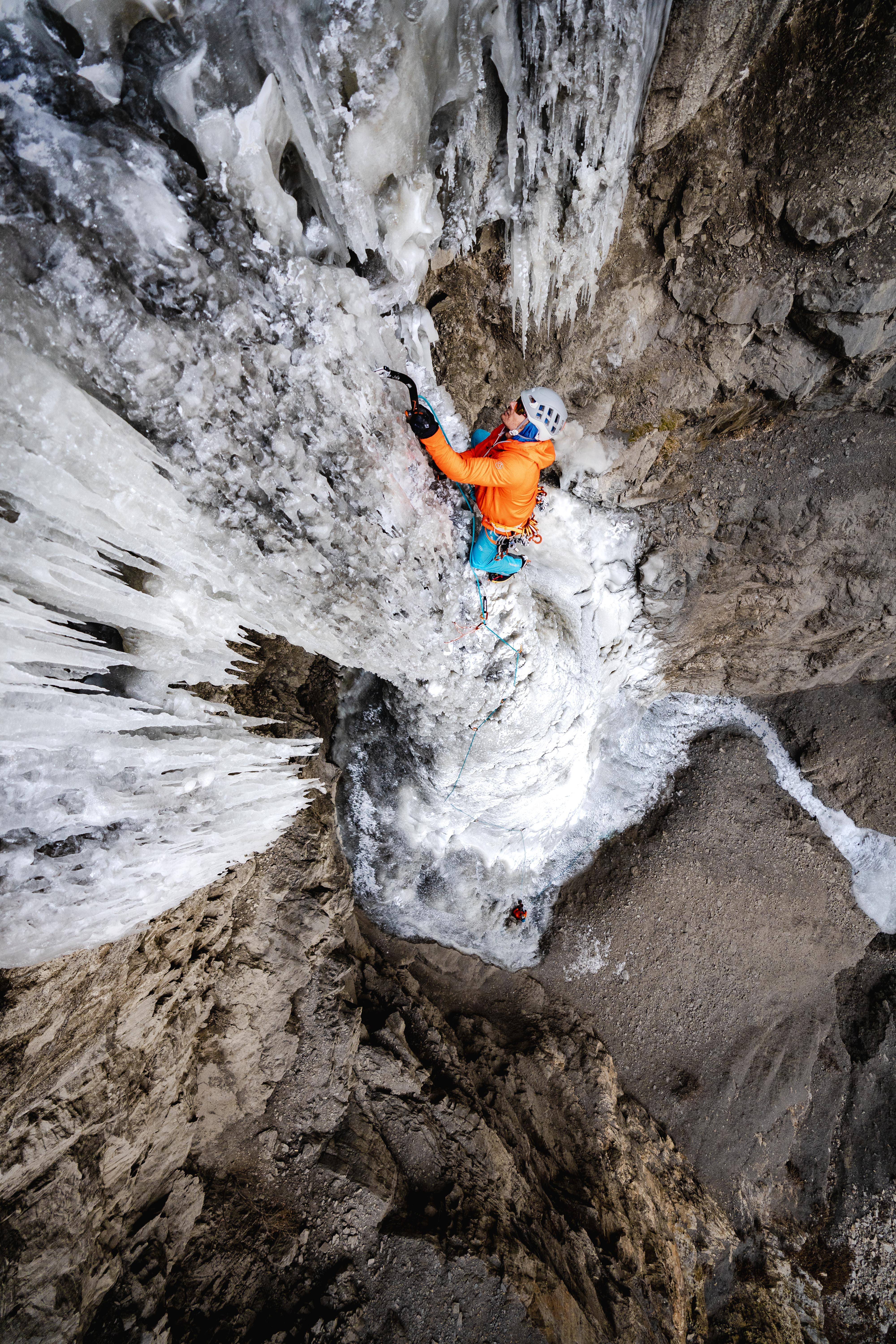 Karsten Delap on Frozen Deisel (HWI 6+). [Photo] Austin Schmitz