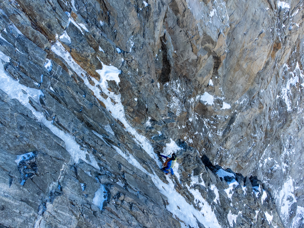 Dubouloz nearing the top of Rolling Stones. [Photo] Seb Montaz Studio (@sebmontazstudio)
