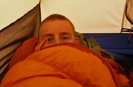 Montbell Super Spiral Down Sleeping Bag: Luxury in Orange - Alpinist