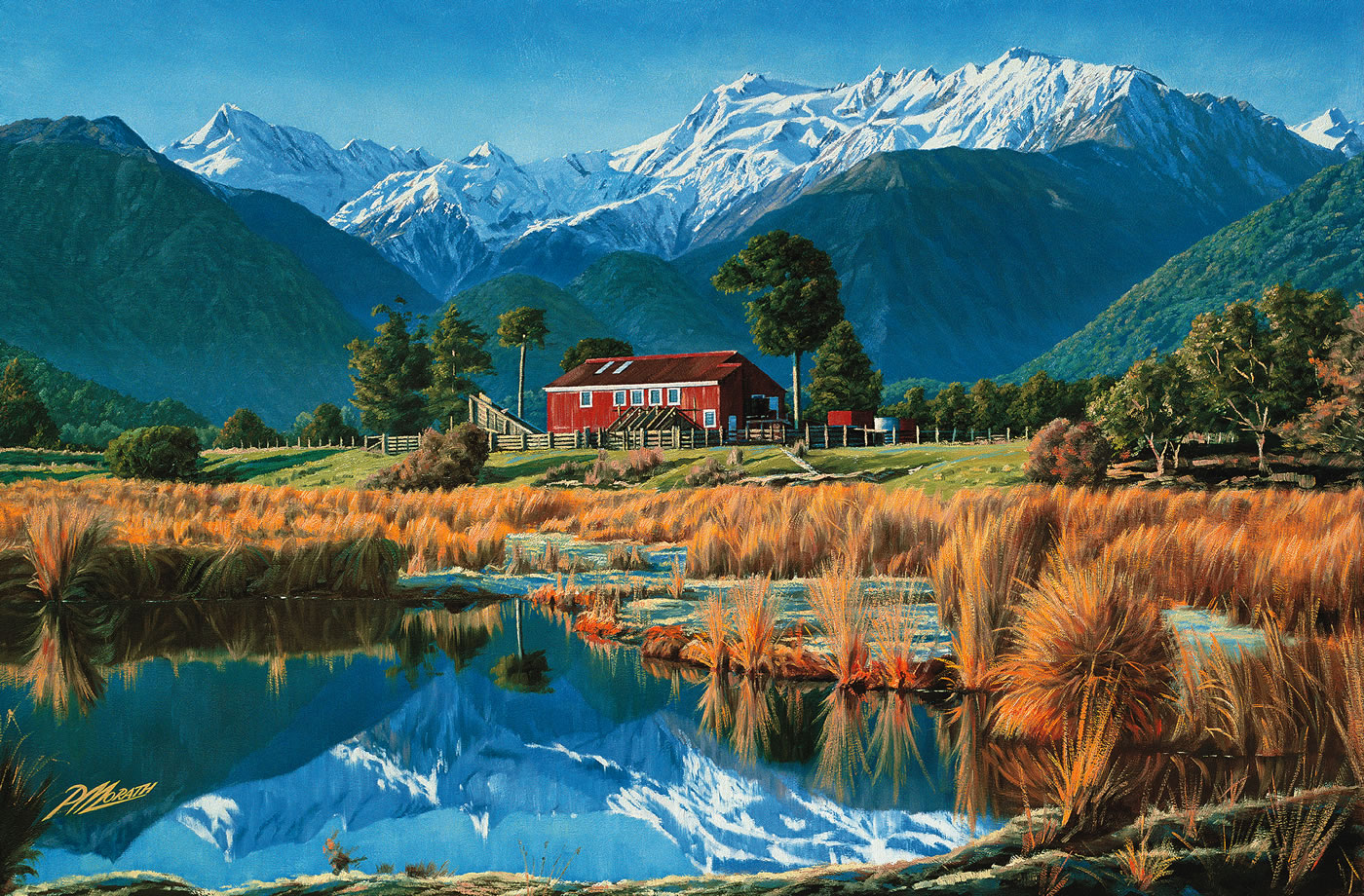 The Glaciers Are Retreating: Southern Alps, New Zealand