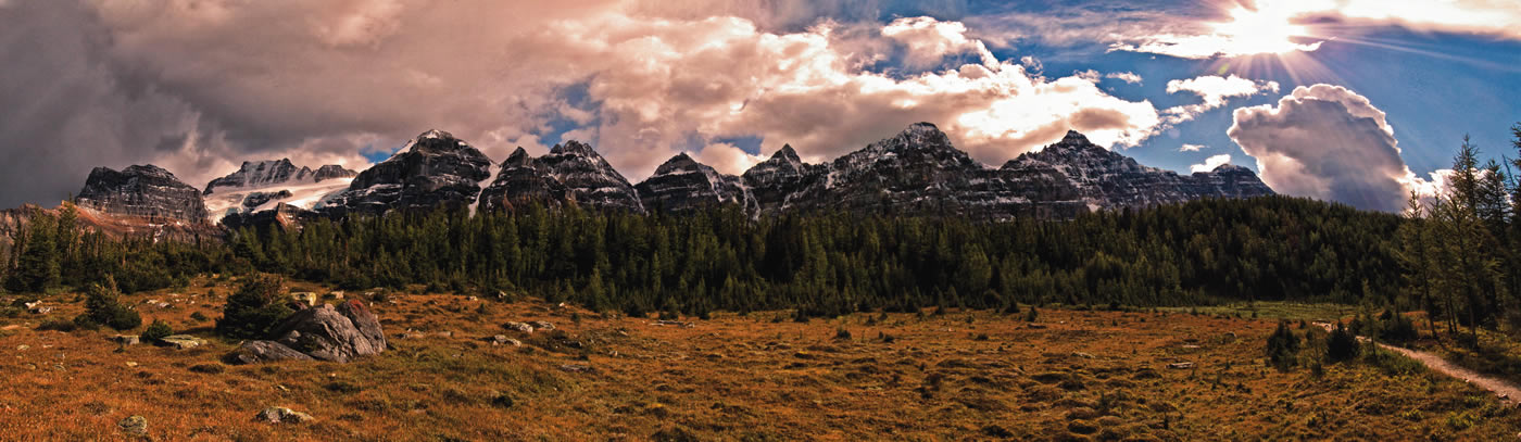The northern side of the Valley of the Ten Peaks
