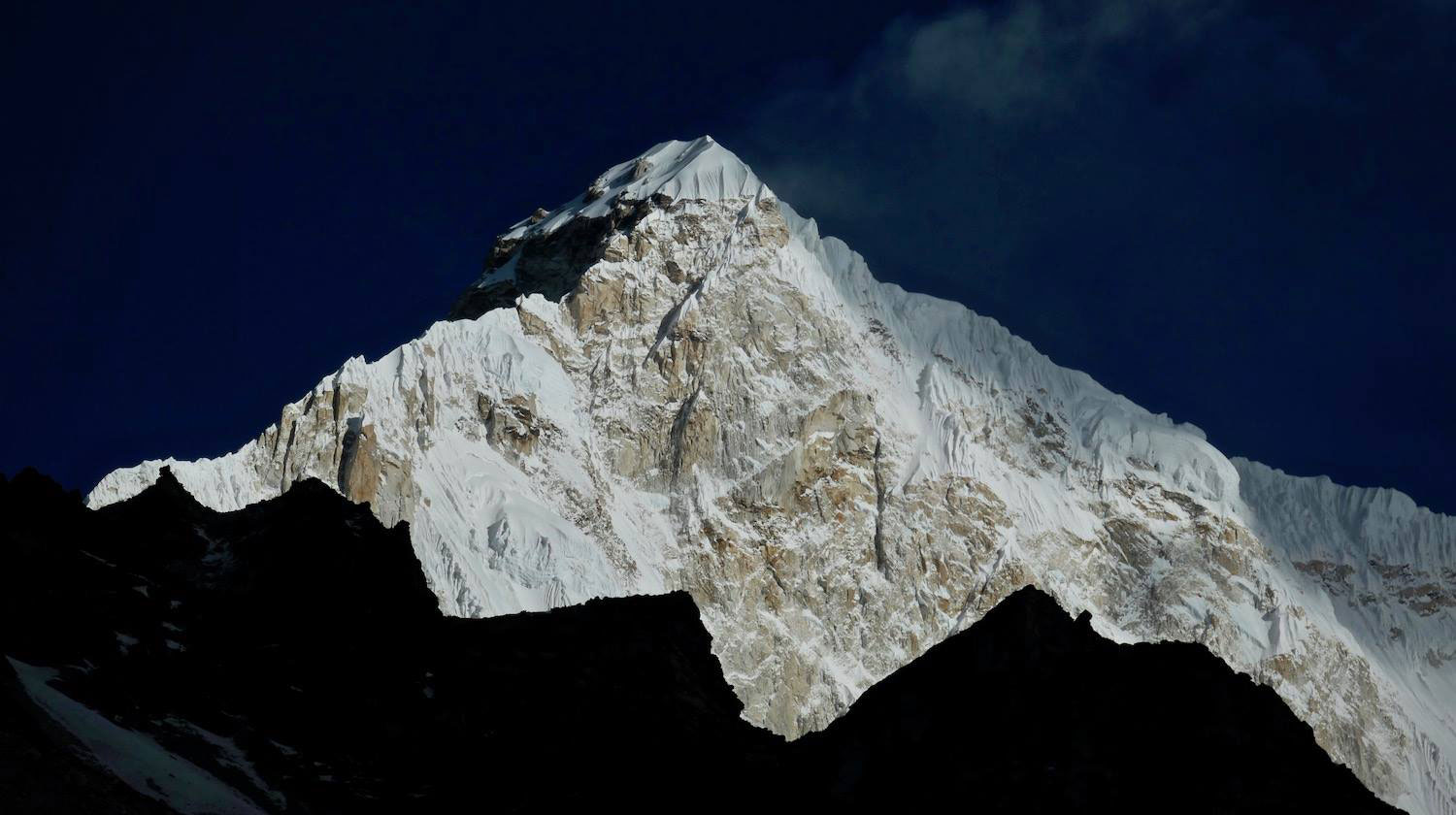 The east face of Jannu/Kumbhakarna. [Photo] Courtesy of The Wall of Shadows Film Facebook Page