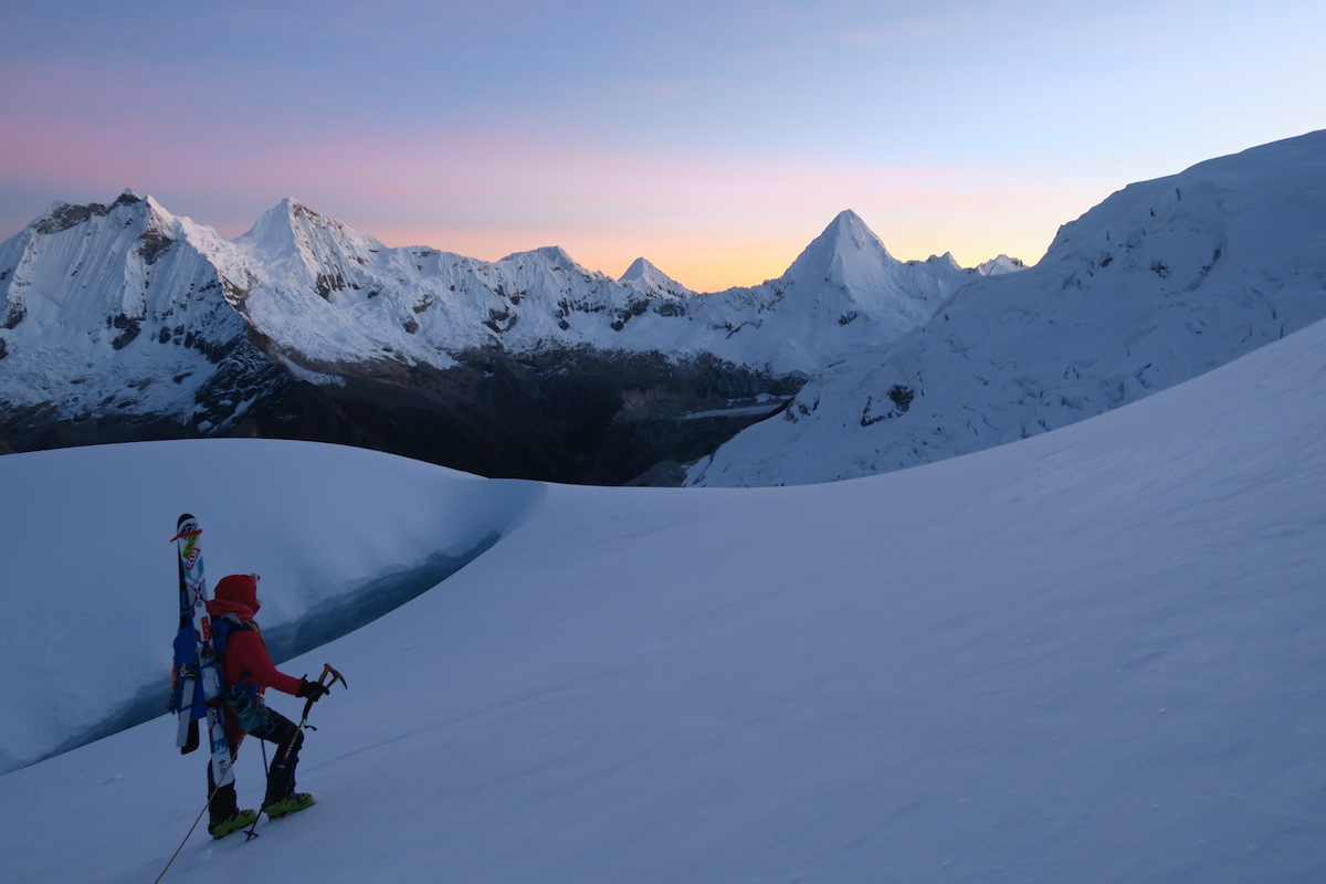 Caroline Gleich in her happy place. [Photo] Rob Lea