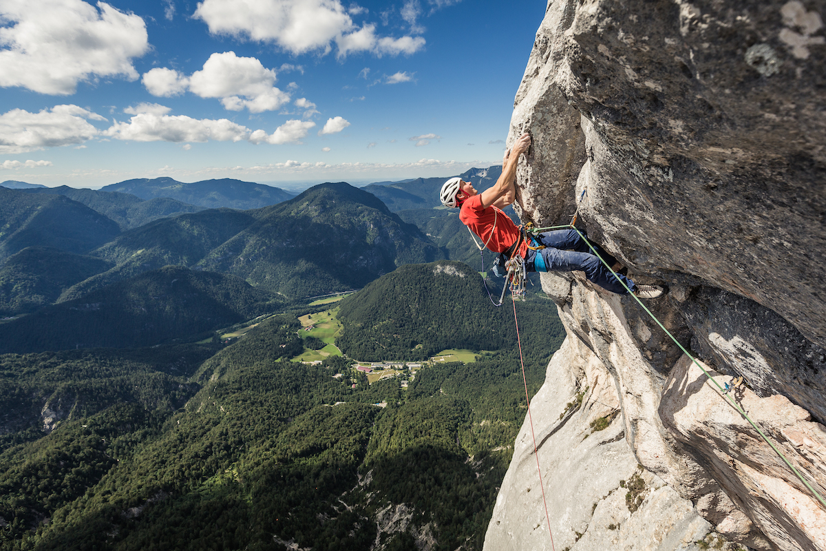 Lindic near the top. [Photo] Klaus Fengler