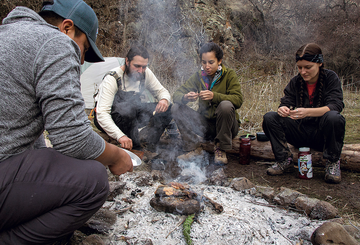 Moses-Conner, Bobby Fossek, Brosnan Spencer and Ritter-Whittle in Inenensaqan. [Photo] Joe Whittle