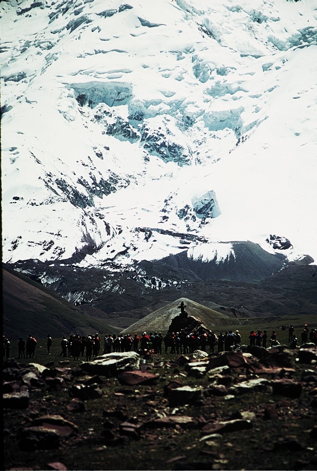 Memorial in the Pamirs, 1974. [Photo] Peter Lev
