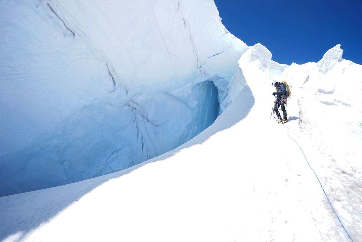 On Mt. Rainier (Tahoma). [Photo] Maurico Portillo collection