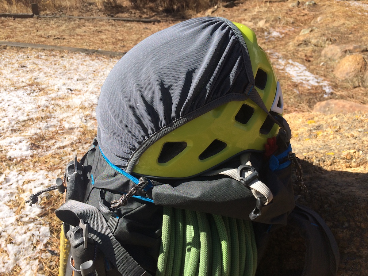 The lid of the Warthog has a helmet holder. [Photo] Mike Lewis