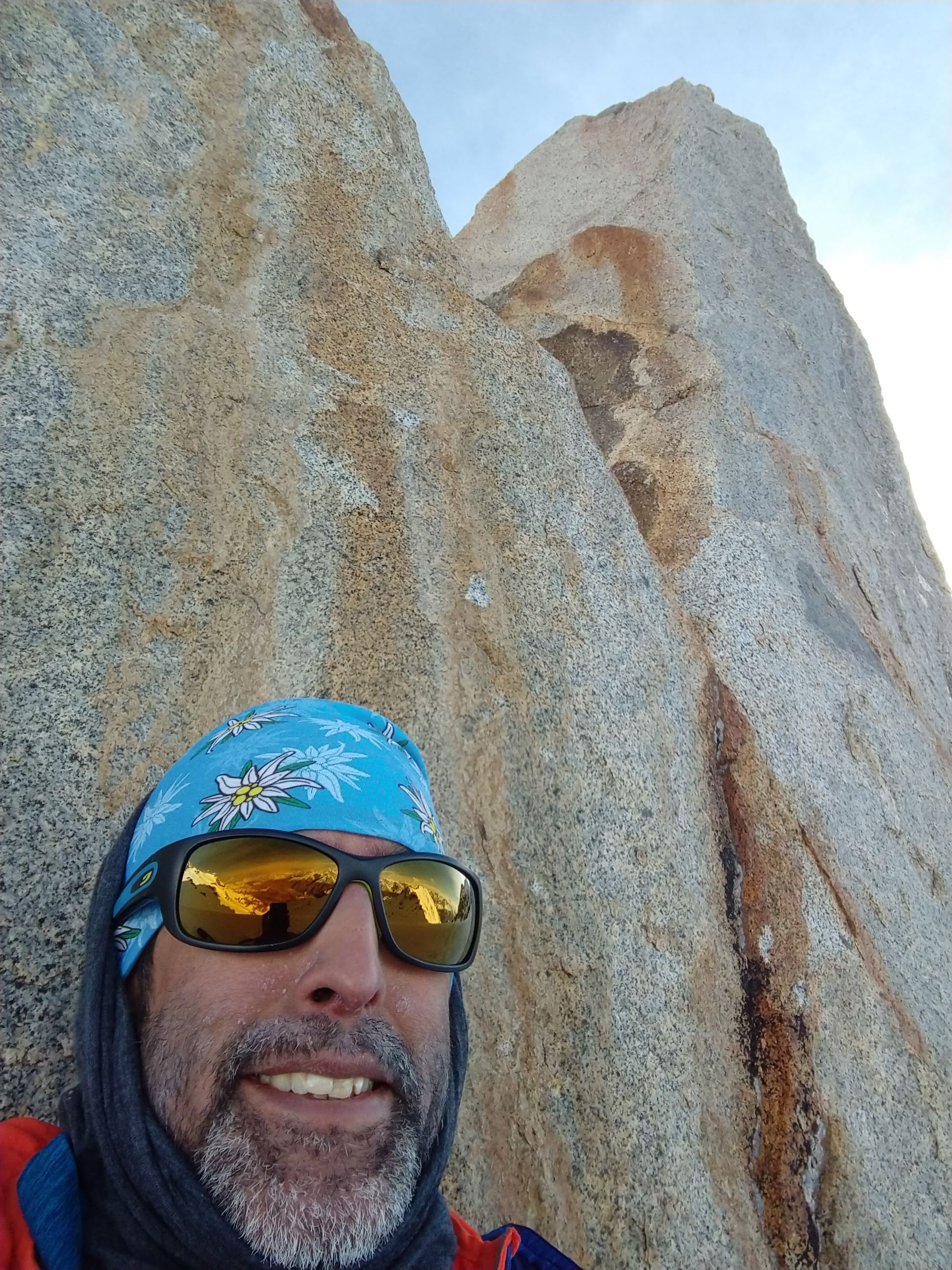 Gangulee below one of the boulder problem pitches. [Photo] Tico Gangulee