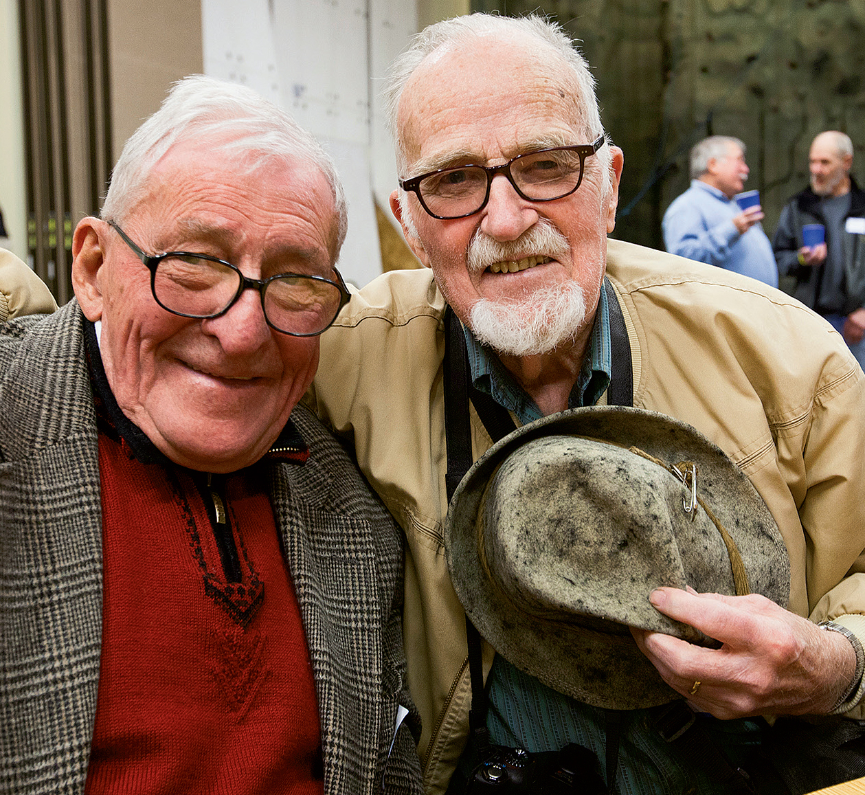 Bob Craig (left) and Dee Molenaar in Seattle, 2011. [Photo] John Scurlock