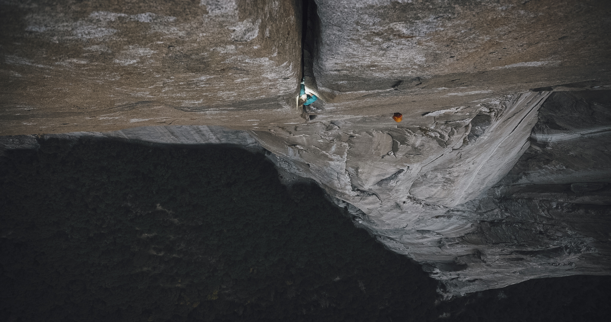 Harrington leading the Monster Offwidth in the grey light of early morning. [Photo] Jon Glassberg, Louder Than 11