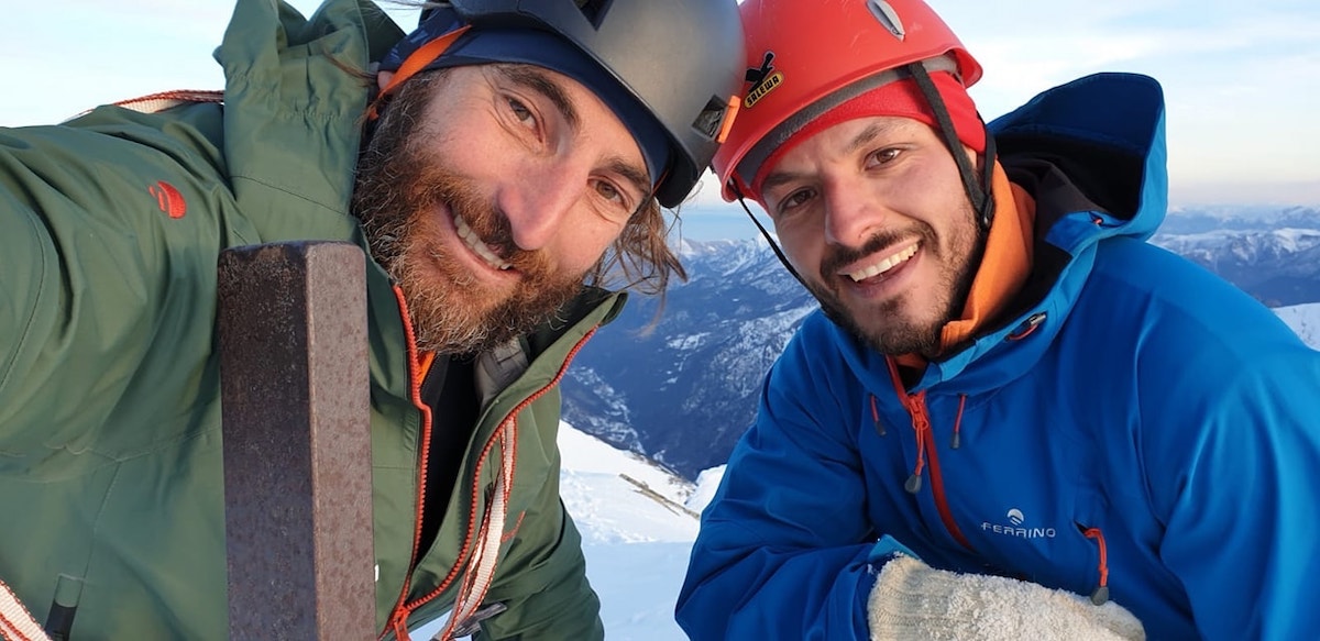 Cala Cimenti (left) and Francesco Cassardo. [Photo] Cala Cimenti/Facebook