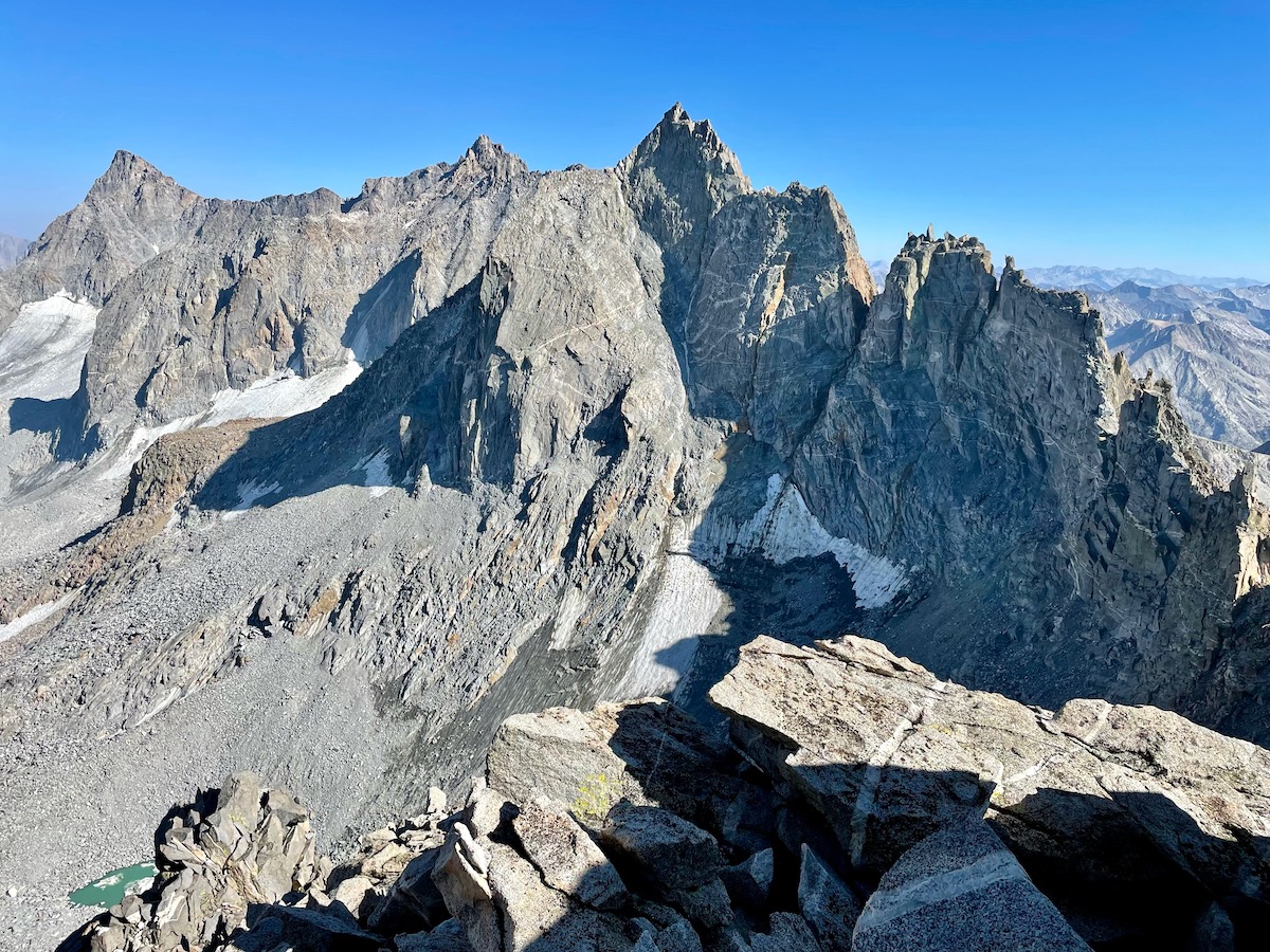 Looking back at the northern end of the Full Palisade Traverse. [Photo] Vitaliy Musiyenko