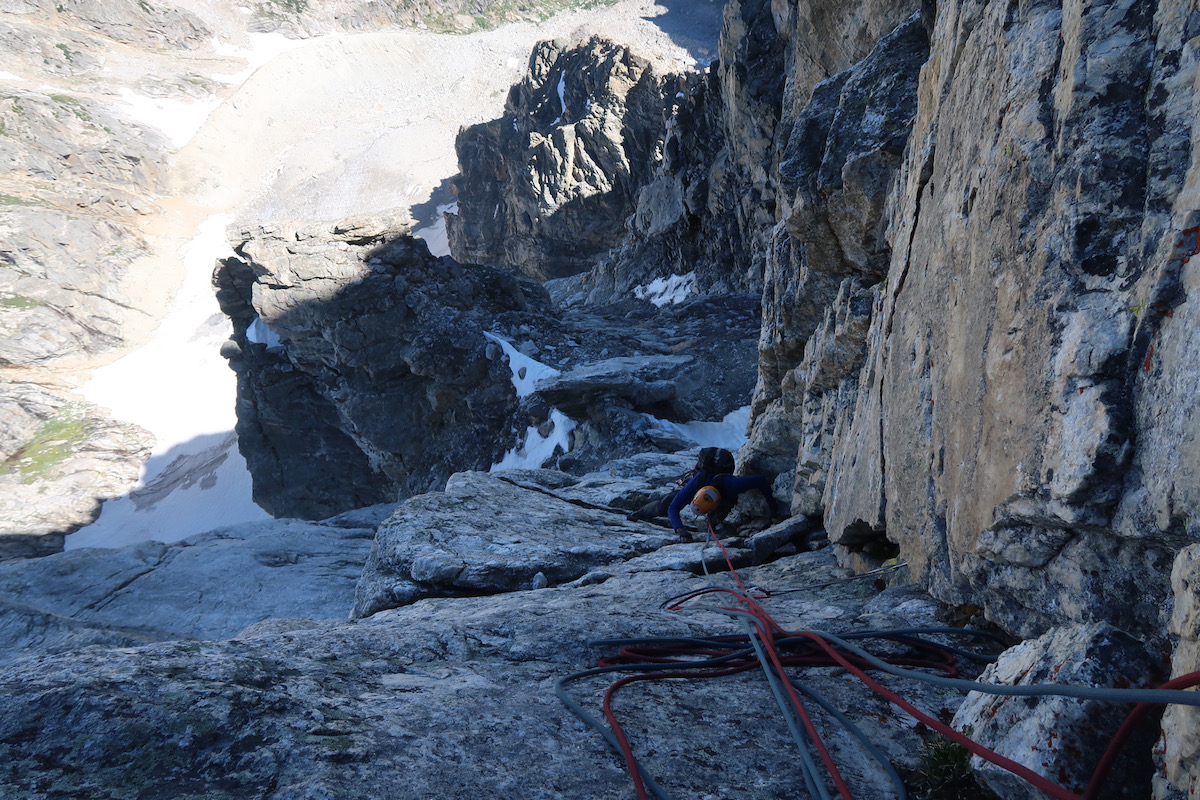 Jenkins on Pitch 13 (5.9). [Photo] Justin Bowen