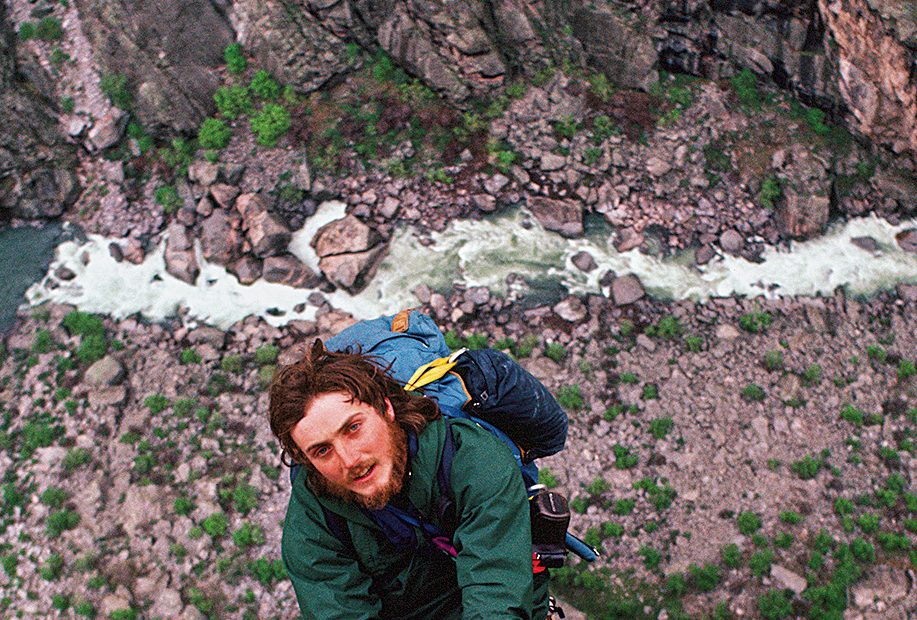 Bryan Becker on Hallucinogen Wall. [Photo] Ed Webster collection