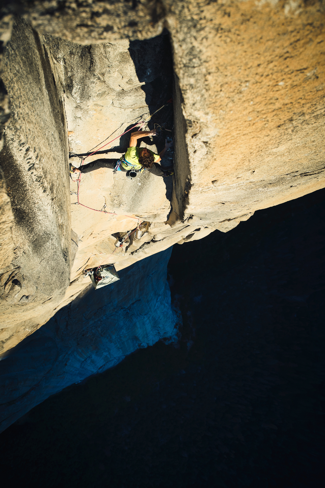 Jacopo Larcher on Pitch 26, Magic Mushroom (5.13a). [Photo] Francois Lebeau