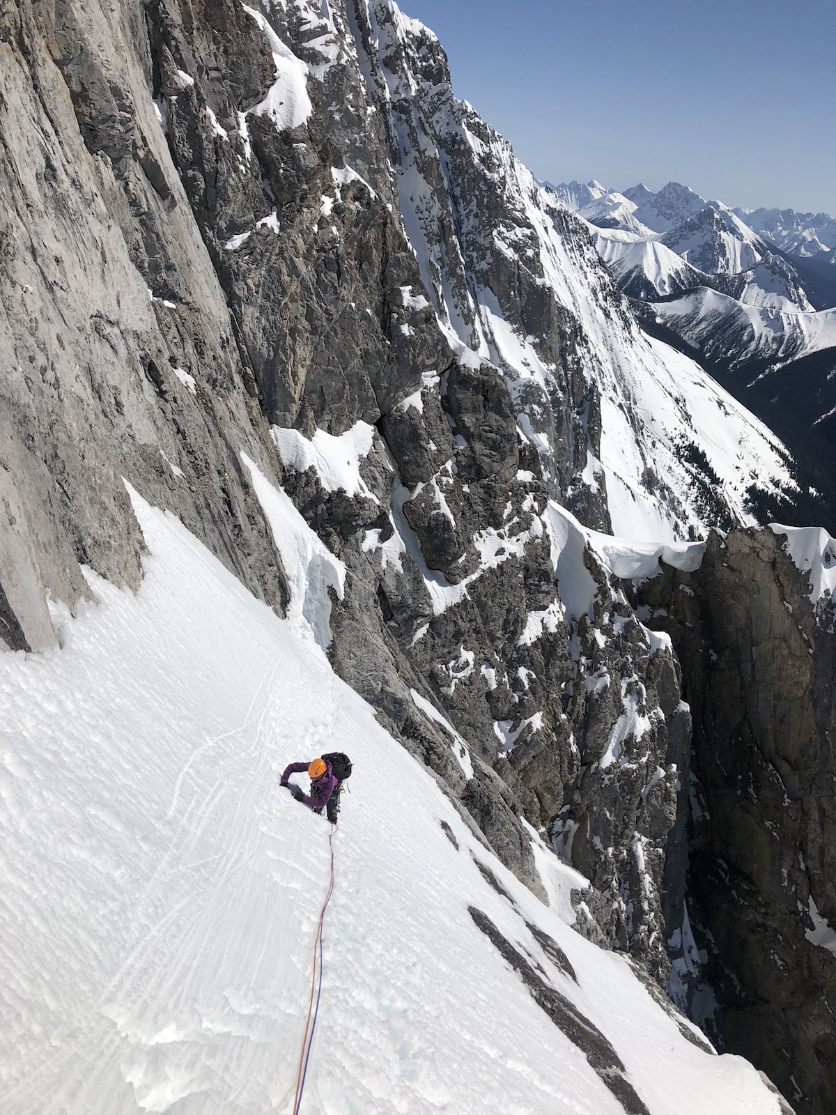 Rose Pearson climbing on Life Compass. [Photo] Brette Harrington