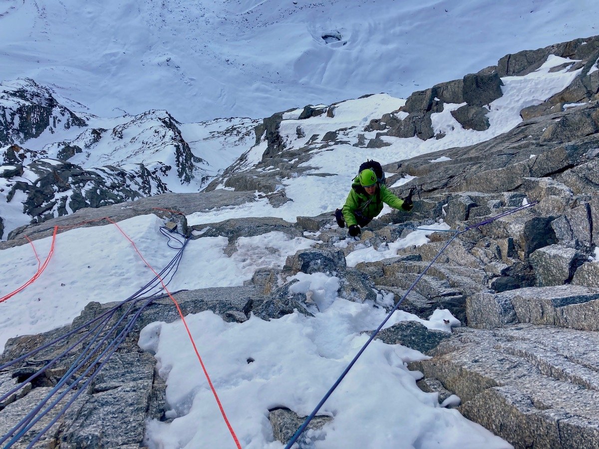 Papert on the route. [Photo] Luka Lindic
