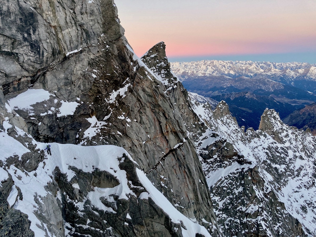 Can you find the climber? [Photo] Luka Lindic
