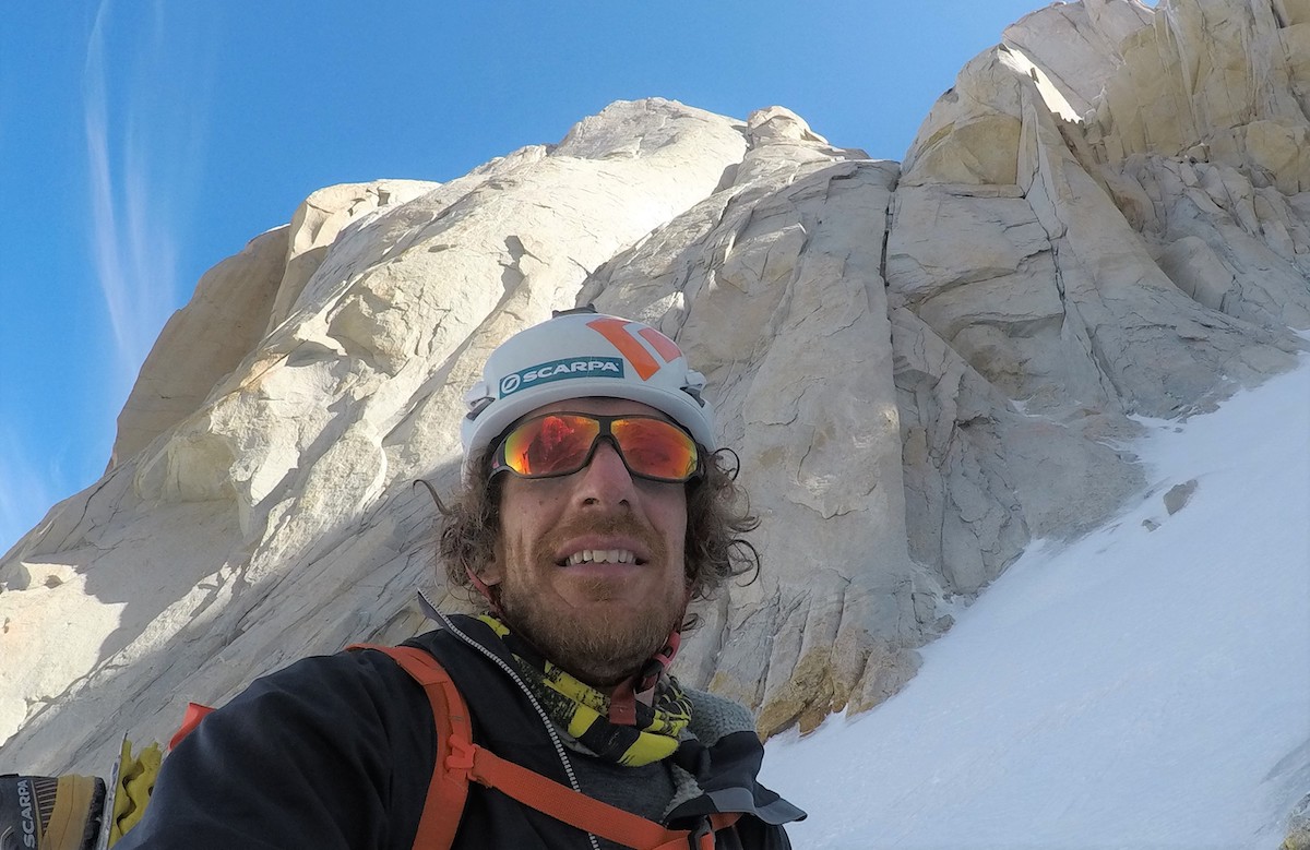 Matteo Bernasconi in his element. [Photo] Courtesy of Matteo Della Bordella
