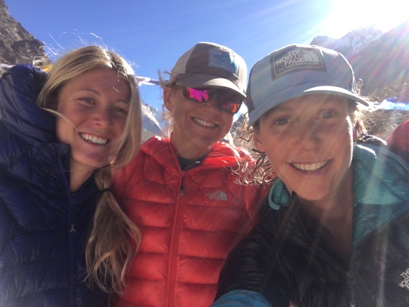 From left: Savannah Cummins, Anna Pfaff and Lindsay Fixmer. [Photo] Lindsay Fixmer