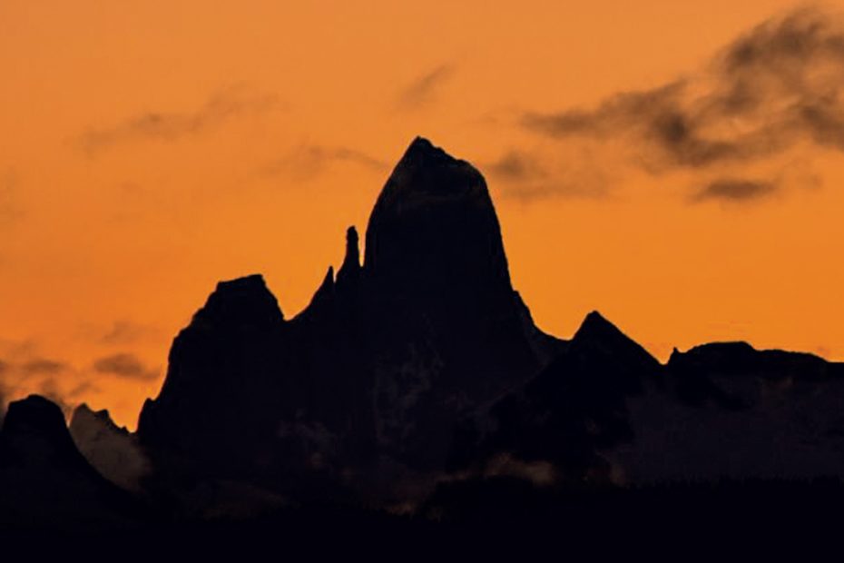 View of Devils Thumb (Taalkhunaxhk'u Shaa) from the front yard of Dieter Klose. [Photo] Mike McMahon